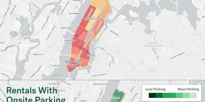 NYC ქუჩის სადგომი რუკა, მანჰეტენზე