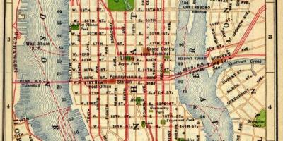 რუკა ძველი მანჰეტენზე